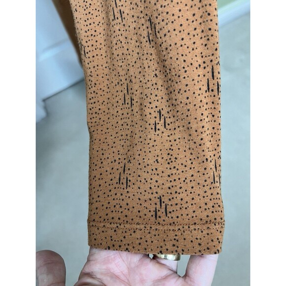Kuhl Dress Faux Wrap Modal Organic Cotton Blend  Long Sleeve Dot Print Size L - Picture 4 of 12